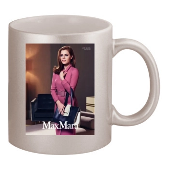 Amy Adams 11oz Metallic Silver Mug