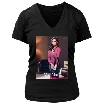 Amy Adams Women's Deep V-Neck TShirt