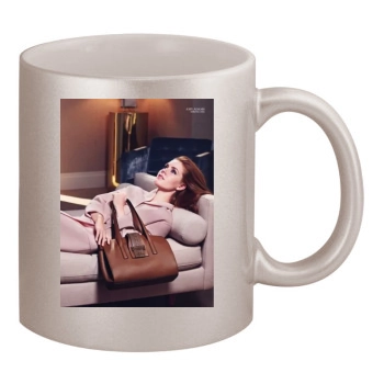 Amy Adams 11oz Metallic Silver Mug