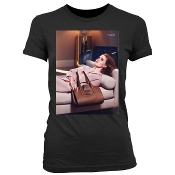 Amy Adams Women's Junior Cut Crewneck T-Shirt