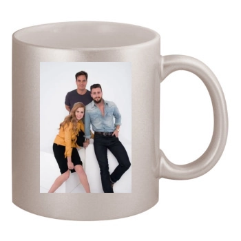 Amy Adams 11oz Metallic Silver Mug