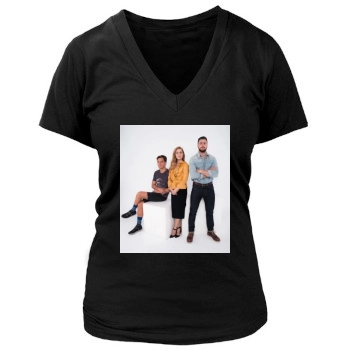 Amy Adams Women's Deep V-Neck TShirt