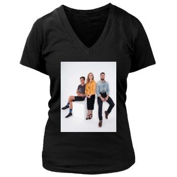 Amy Adams Women's Deep V-Neck TShirt