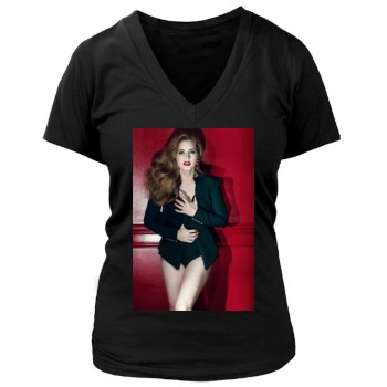 Amy Adams Women's Deep V-Neck TShirt