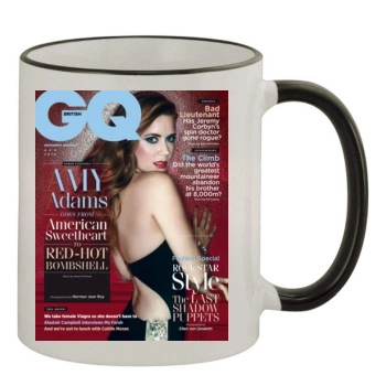 Amy Adams 11oz Colored Rim & Handle Mug