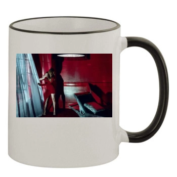 Amy Adams 11oz Colored Rim & Handle Mug