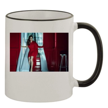 Amy Adams 11oz Colored Rim & Handle Mug