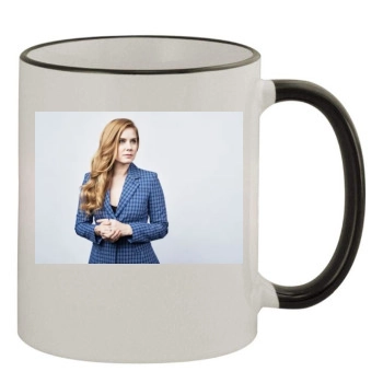 Amy Adams 11oz Colored Rim & Handle Mug