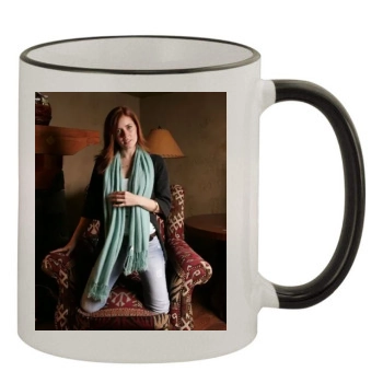 Amy Adams 11oz Colored Rim & Handle Mug