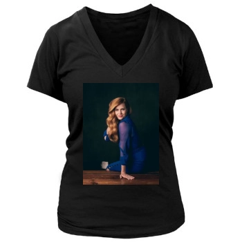 Amy Adams Women's Deep V-Neck TShirt