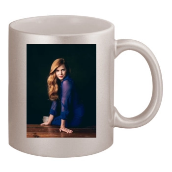 Amy Adams 11oz Metallic Silver Mug