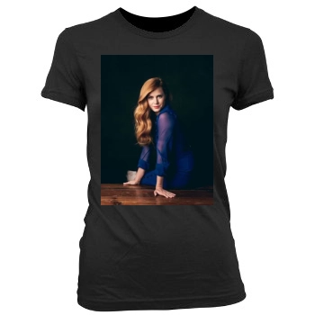 Amy Adams Women's Junior Cut Crewneck T-Shirt