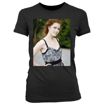 Amy Adams Women's Junior Cut Crewneck T-Shirt