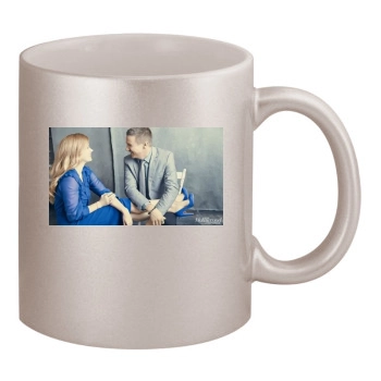 Amy Adams 11oz Metallic Silver Mug