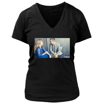 Amy Adams Women's Deep V-Neck TShirt