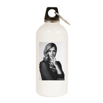 Amy Adams White Water Bottle With Carabiner