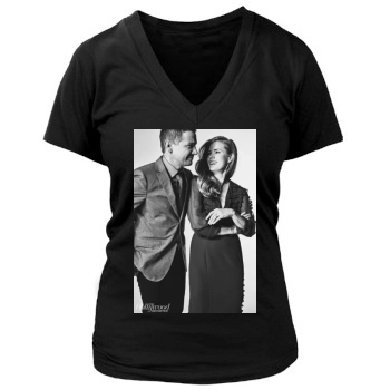 Amy Adams Women's Deep V-Neck TShirt