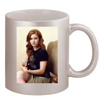 Amy Adams 11oz Metallic Silver Mug