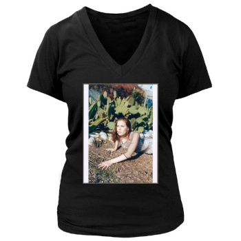 Amy Adams Women's Deep V-Neck TShirt