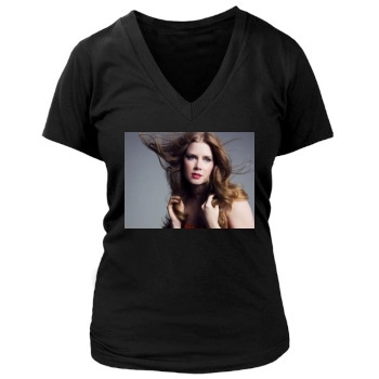 Amy Adams Women's Deep V-Neck TShirt