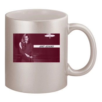 Amy Adams 11oz Metallic Silver Mug