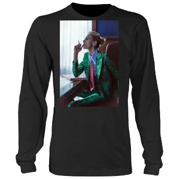 Anja Rubik Men's Heavy Long Sleeve TShirt