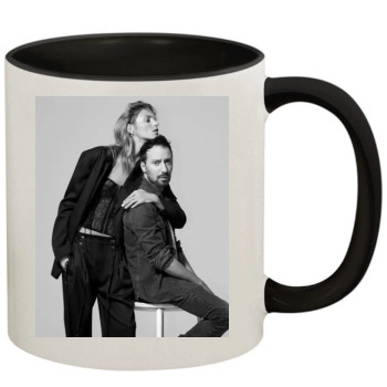 Anja Rubik 11oz Colored Inner & Handle Mug