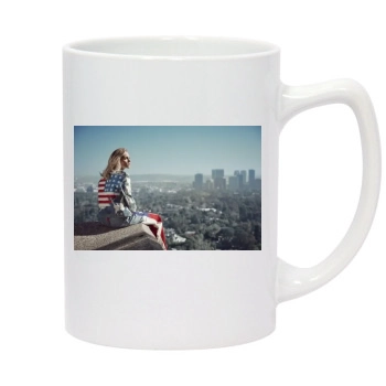 Anja Rubik 14oz White Statesman Mug