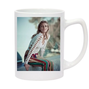 Anja Rubik 14oz White Statesman Mug