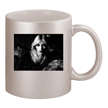 Anja Rubik 11oz Metallic Silver Mug