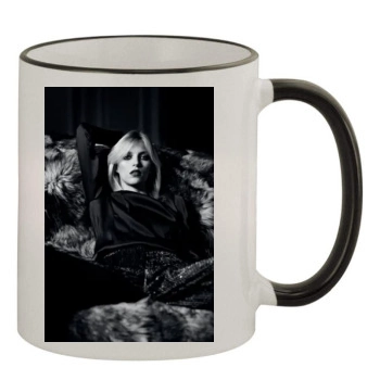 Anja Rubik 11oz Colored Rim & Handle Mug