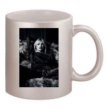 Anja Rubik 11oz Metallic Silver Mug