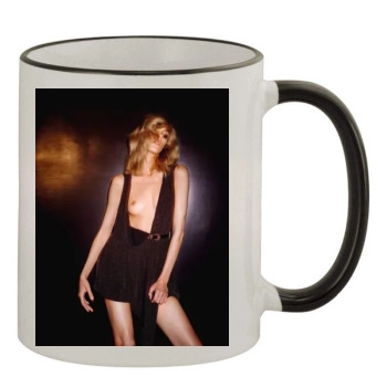 Anja Rubik 11oz Colored Rim & Handle Mug