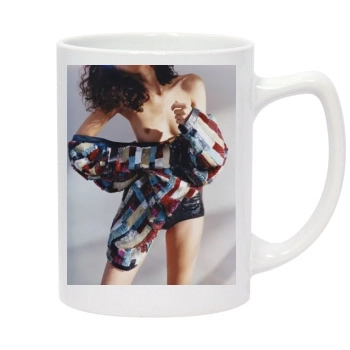 Anja Rubik 14oz White Statesman Mug