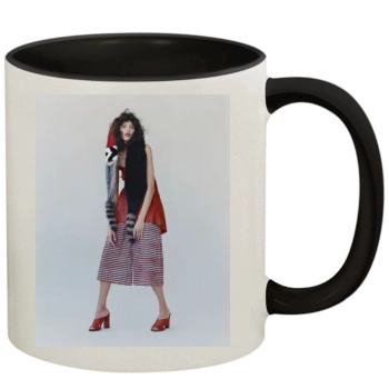 Anja Rubik 11oz Colored Inner & Handle Mug