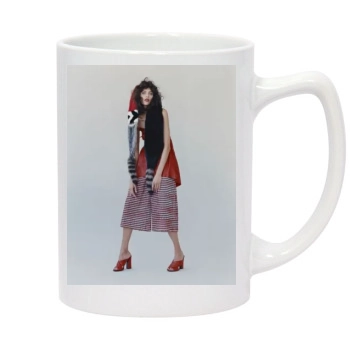 Anja Rubik 14oz White Statesman Mug