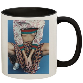 Anja Rubik 11oz Colored Inner & Handle Mug