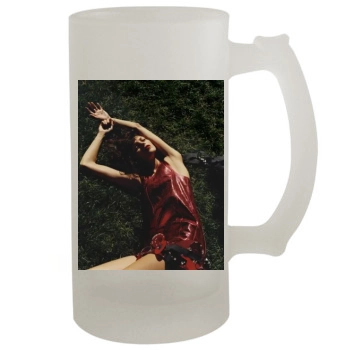 Anja Rubik 16oz Frosted Beer Stein