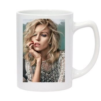 Anja Rubik 14oz White Statesman Mug