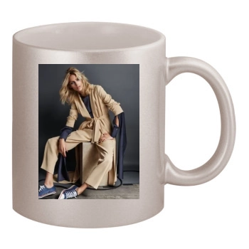 Anja Rubik 11oz Metallic Silver Mug