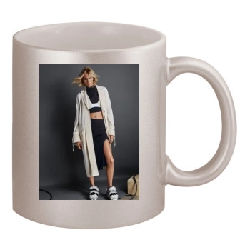 Anja Rubik 11oz Metallic Silver Mug