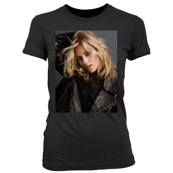 Anja Rubik Women's Junior Cut Crewneck T-Shirt