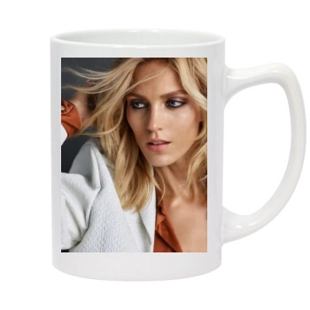 Anja Rubik 14oz White Statesman Mug