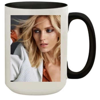 Anja Rubik 15oz Colored Inner & Handle Mug