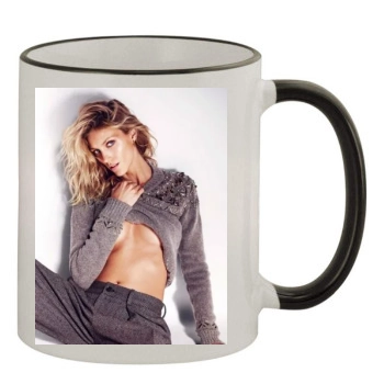 Anja Rubik 11oz Colored Rim & Handle Mug