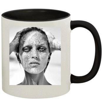 Anja Rubik 11oz Colored Inner & Handle Mug