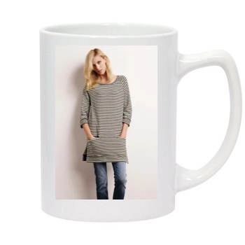 Anja Rubik 14oz White Statesman Mug