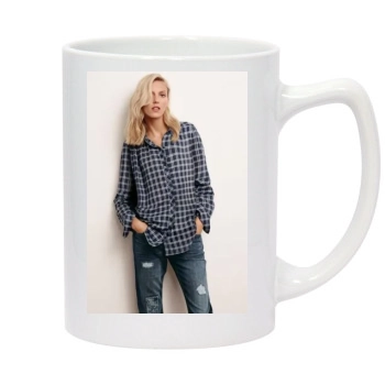 Anja Rubik 14oz White Statesman Mug