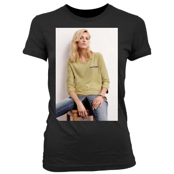 Anja Rubik Women's Junior Cut Crewneck T-Shirt