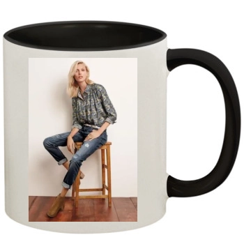 Anja Rubik 11oz Colored Inner & Handle Mug